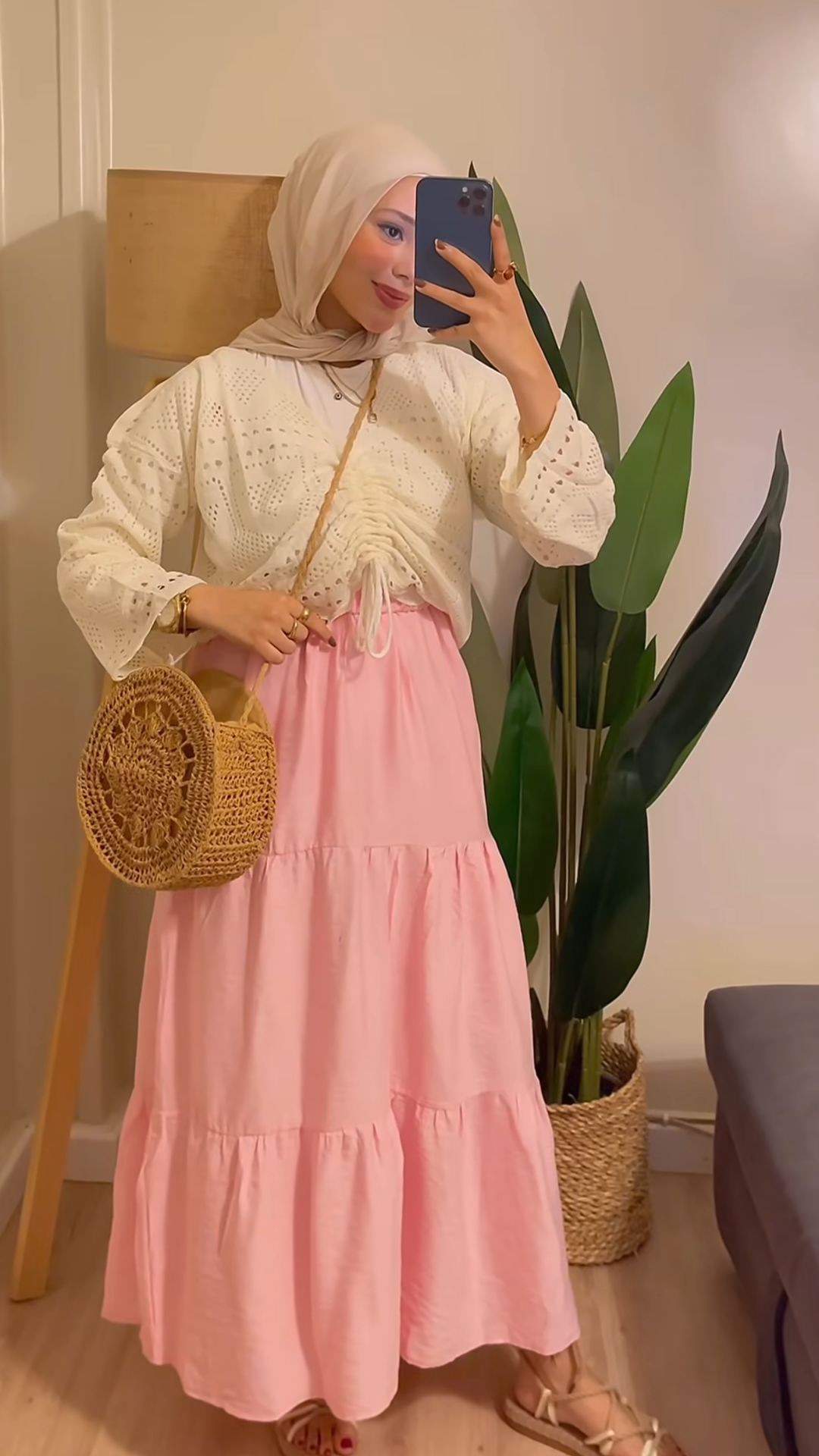 جيبه كتان اسبانى 3 دور مبطن