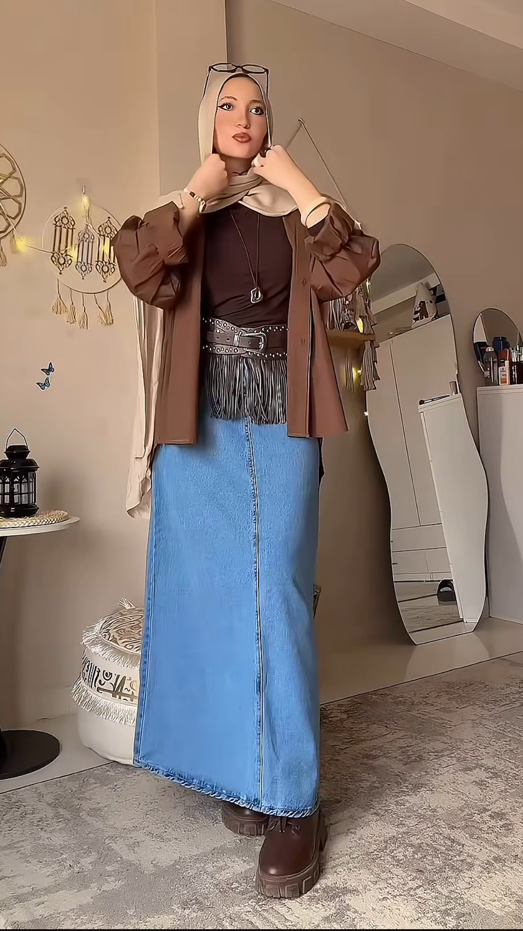 جيبه جينز سادة