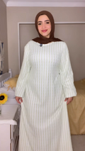 فستان جبير مقلم