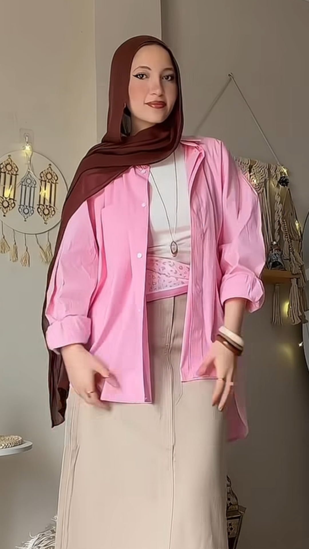 شميز بوبلين اوفر سايز